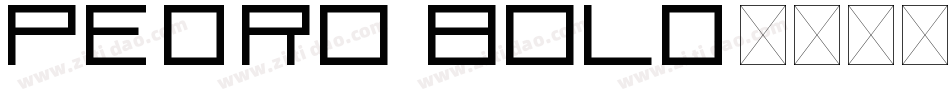 Pedro Bold字体转换
